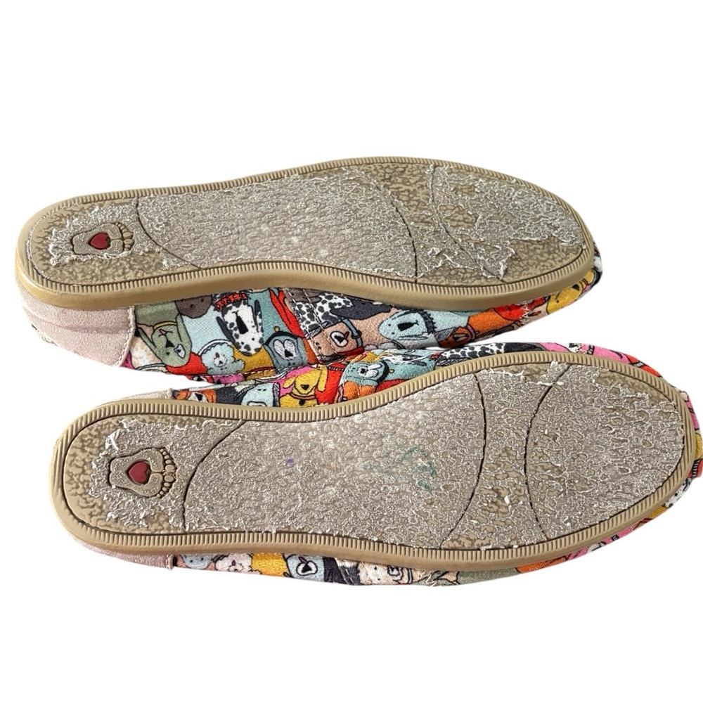 Skechers BOBS Dog Print Slip On Memory Foam Shoes Size 7 - Picture 7 of 7